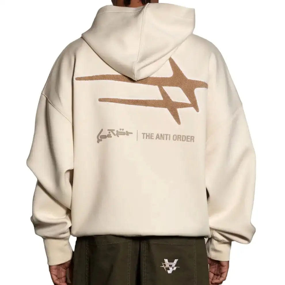 Loiter X The Anti Order Zip Hoodie (Stone)