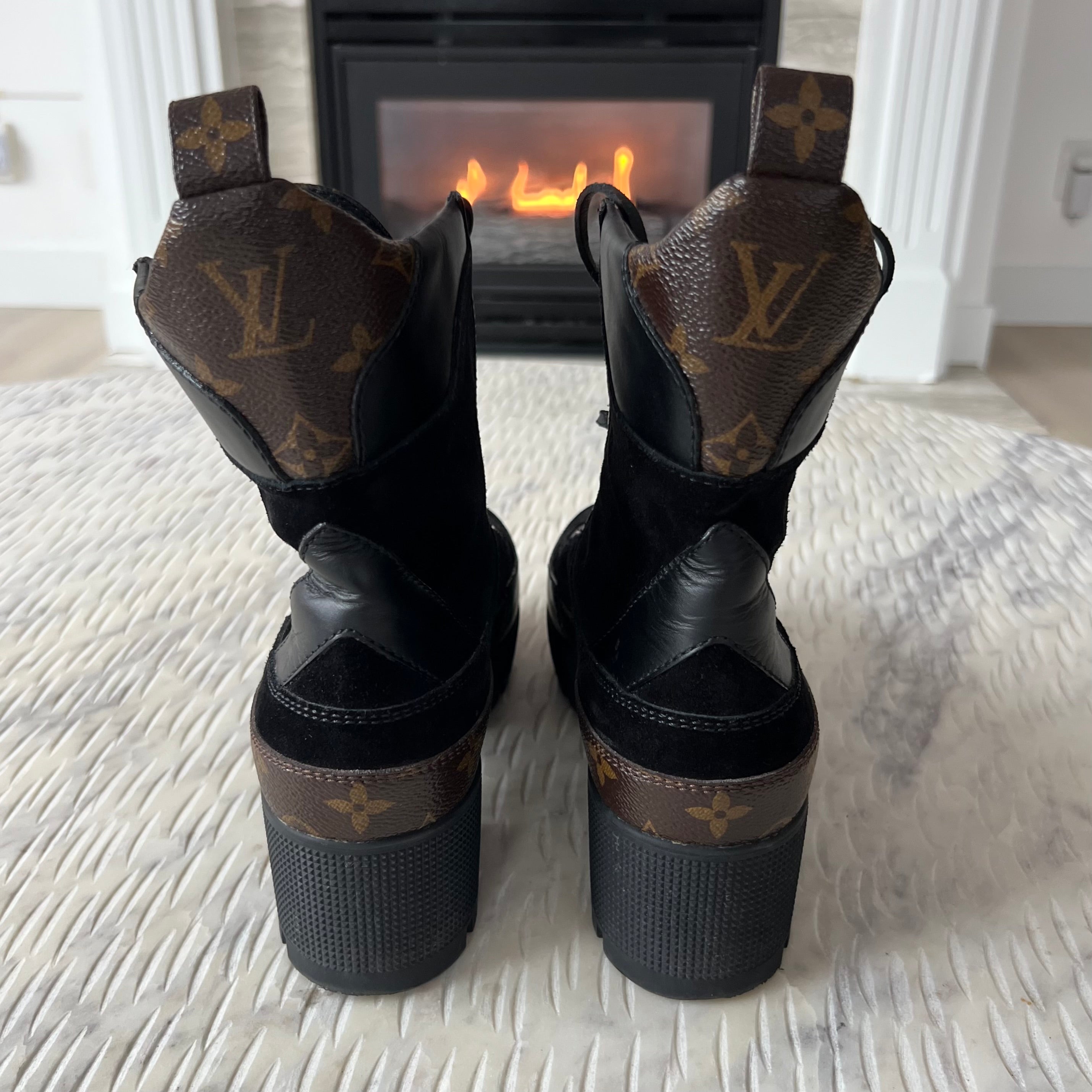 Louis Vuitton Platform Desert Boots