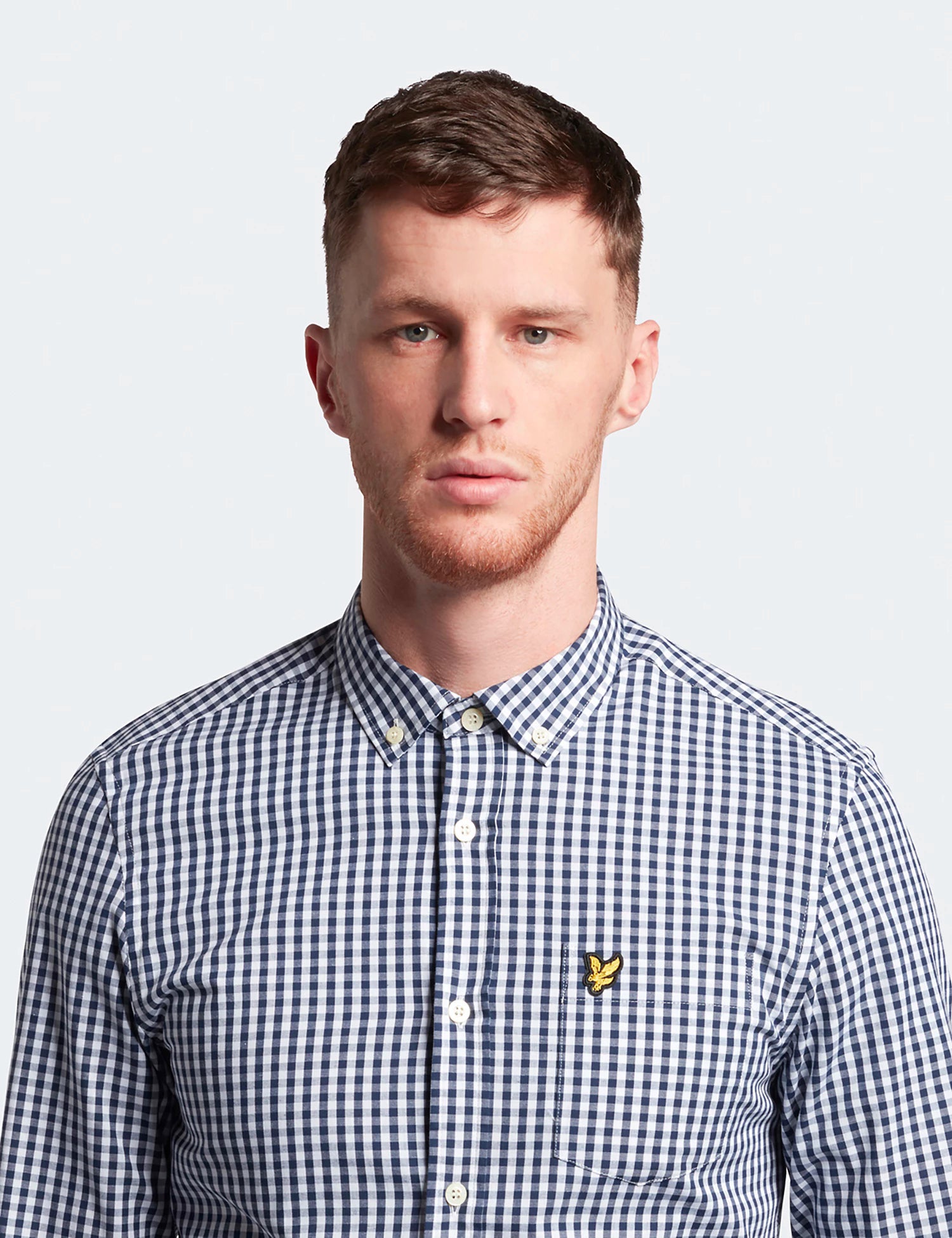 Lyle & Scott Long Sleeve Slim Fit Gingham Shirt