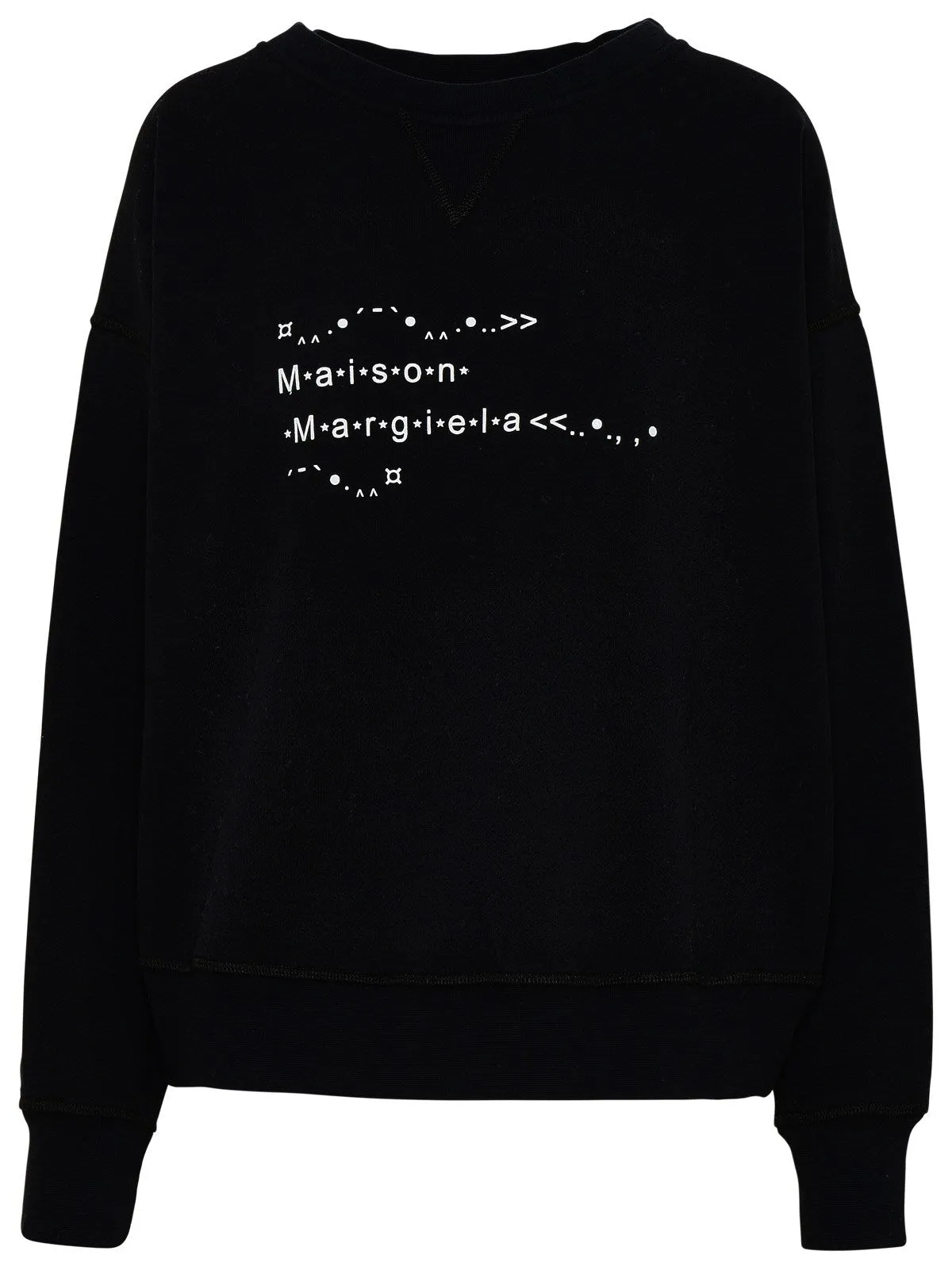 Maison Margiela Logo Printed Crewneck Sweatshirt