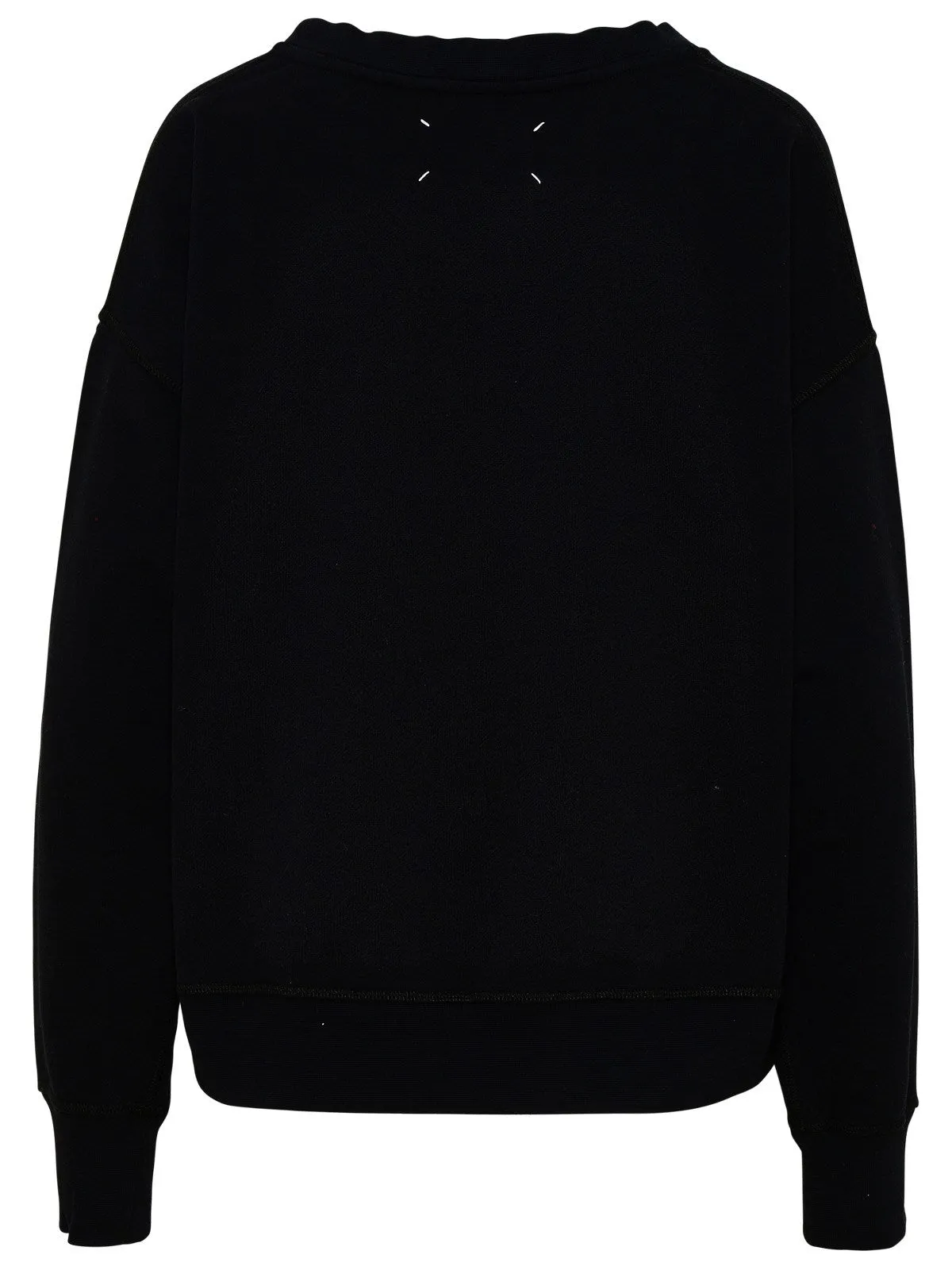 Maison Margiela Logo Printed Crewneck Sweatshirt