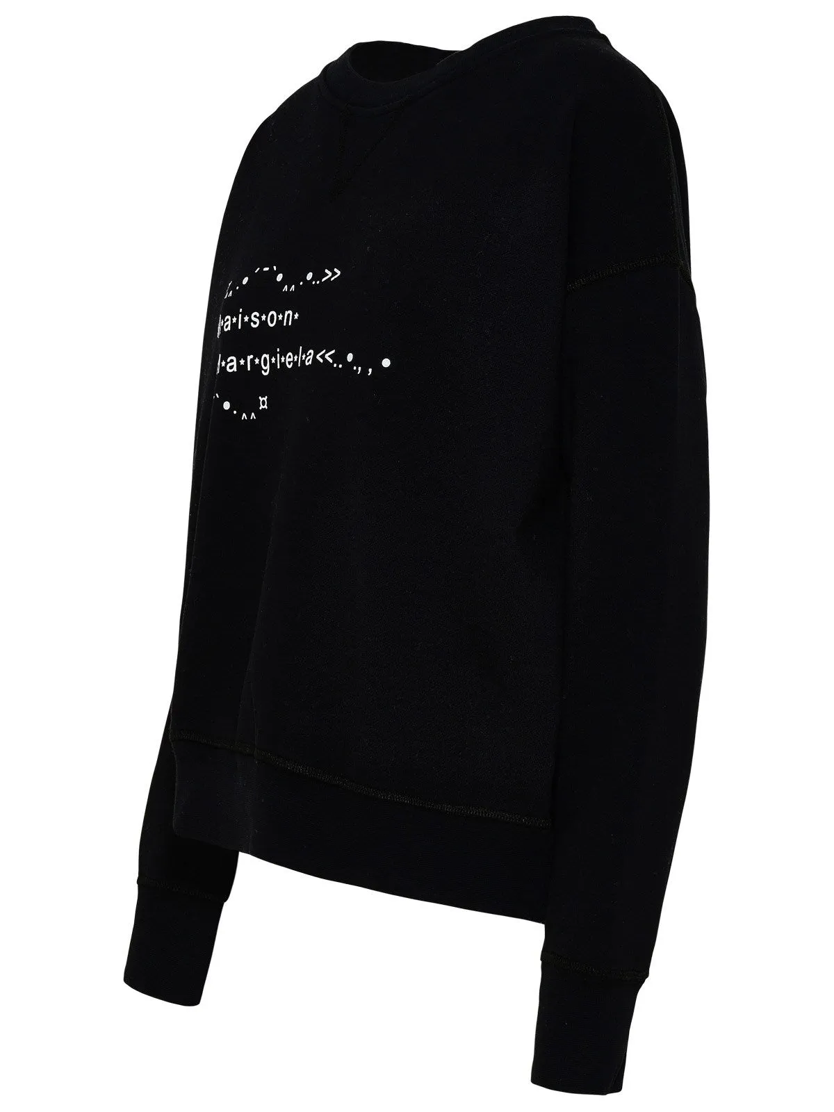 Maison Margiela Logo Printed Crewneck Sweatshirt