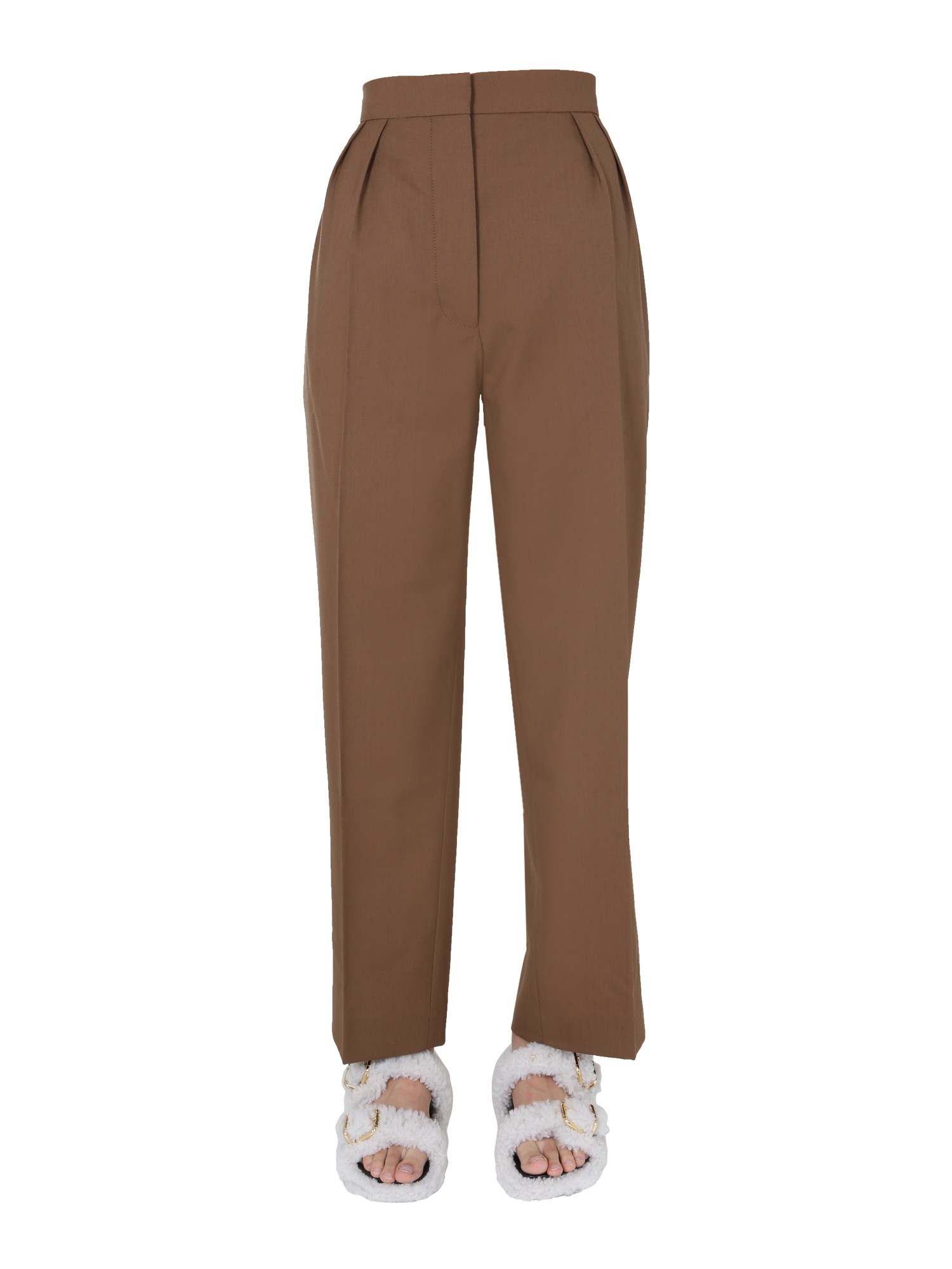 MARNI    VIRGIN WOOL PANTS WITH WIDE LEG