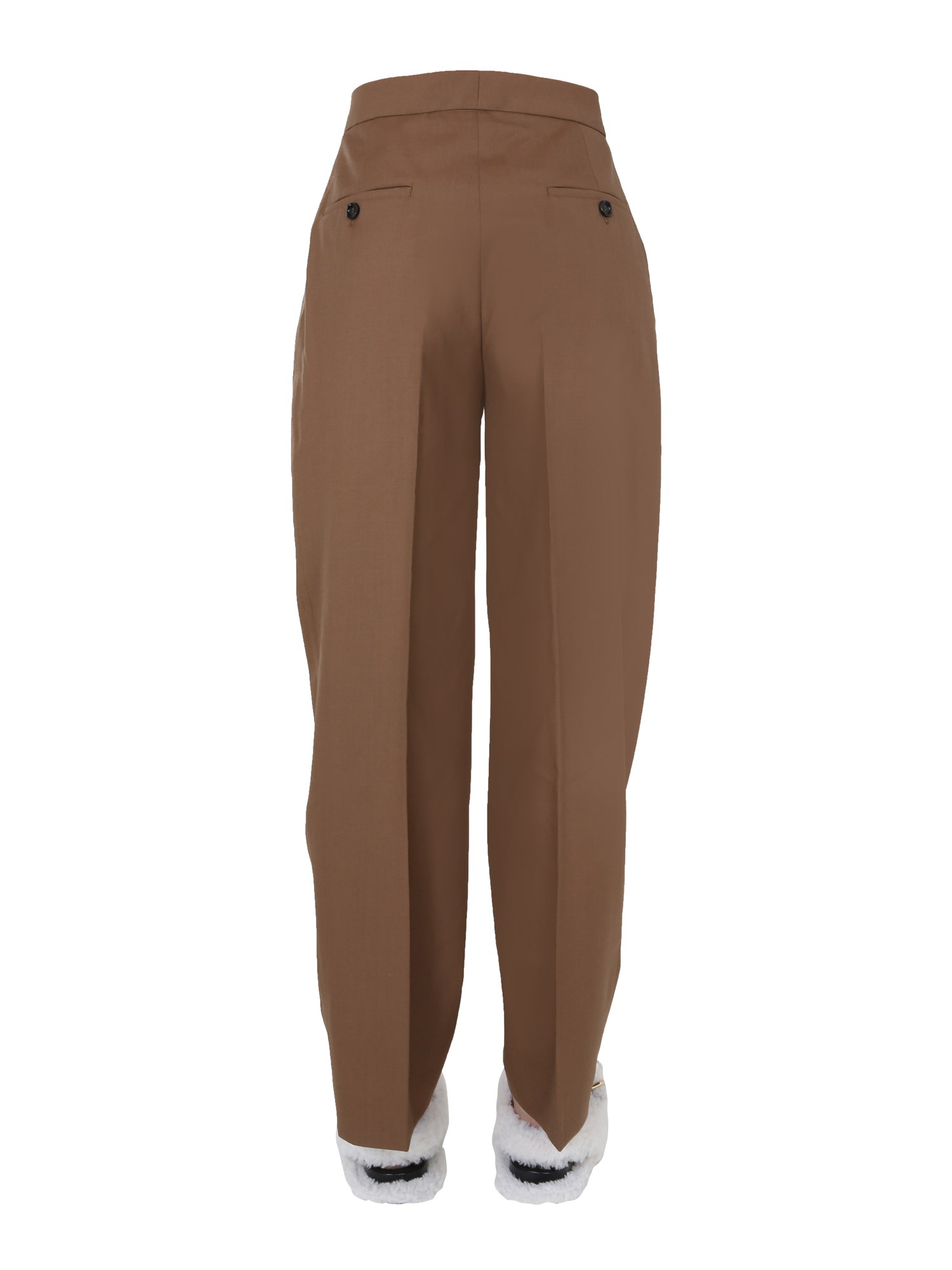 MARNI    VIRGIN WOOL PANTS WITH WIDE LEG