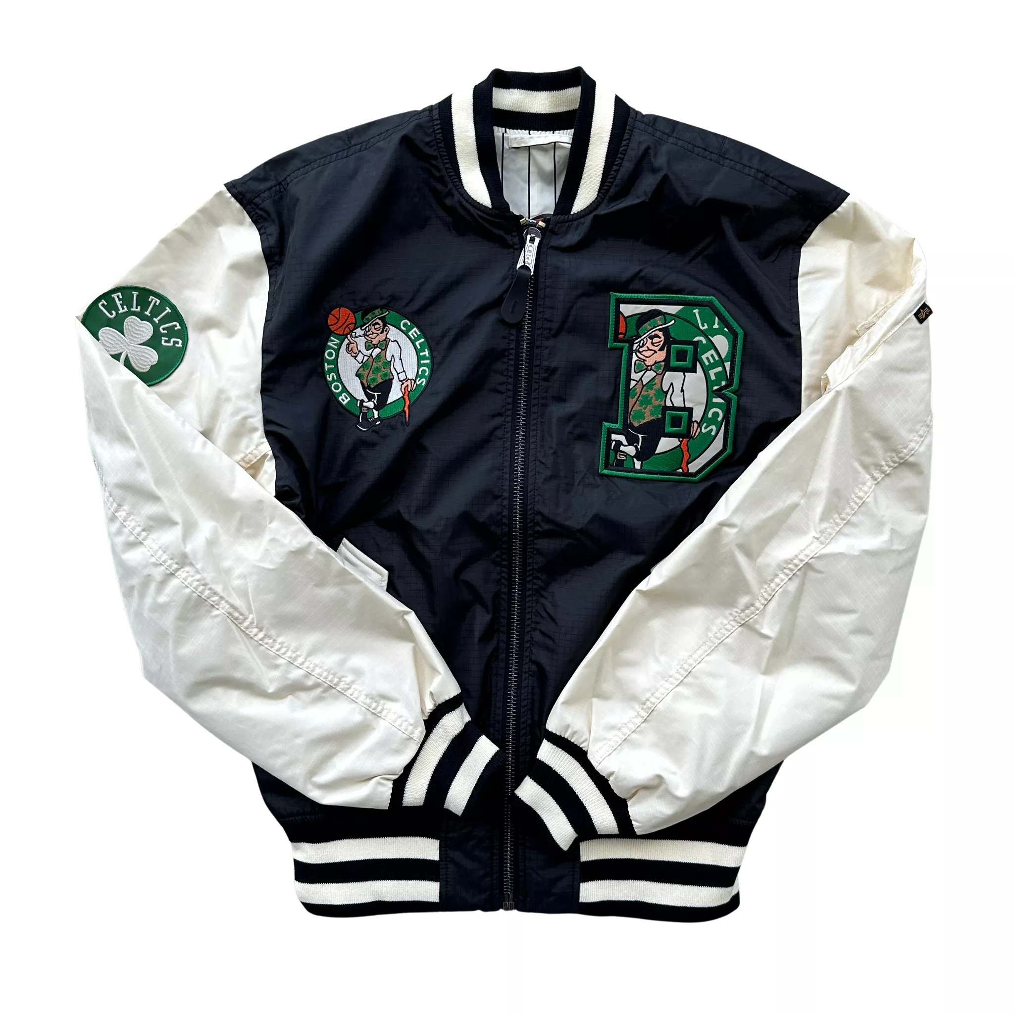 New Era x Alpha Industries MA-1 Bomber Jacket Boston Celtics