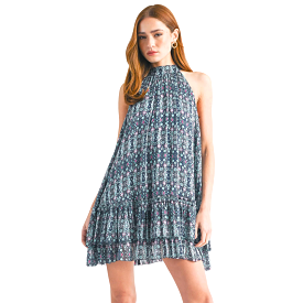 Paisley Halter Dress