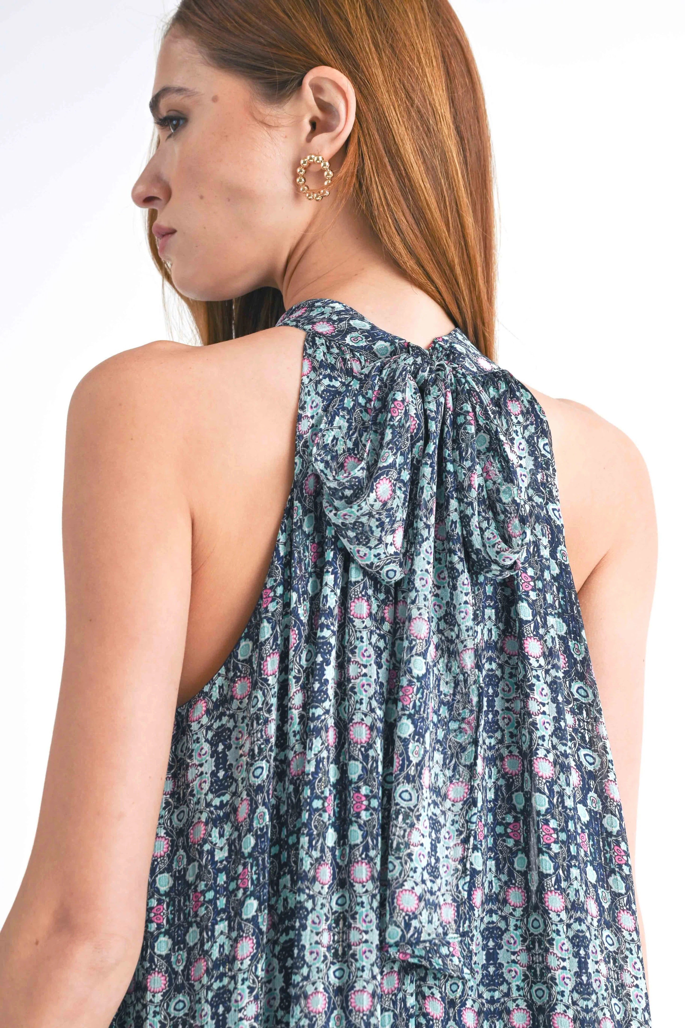 Paisley Halter Dress