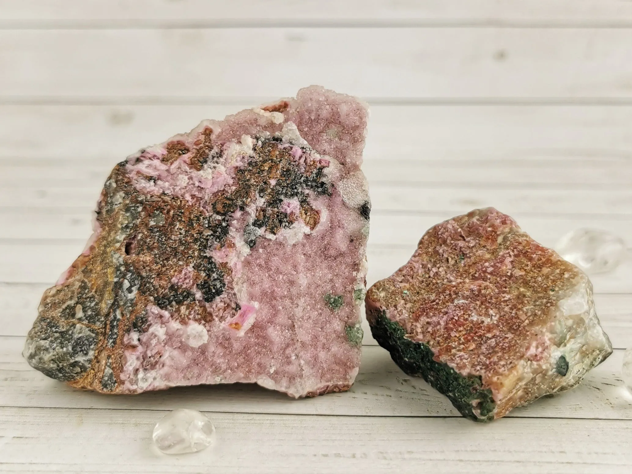 Pink Gem Silica Specimens