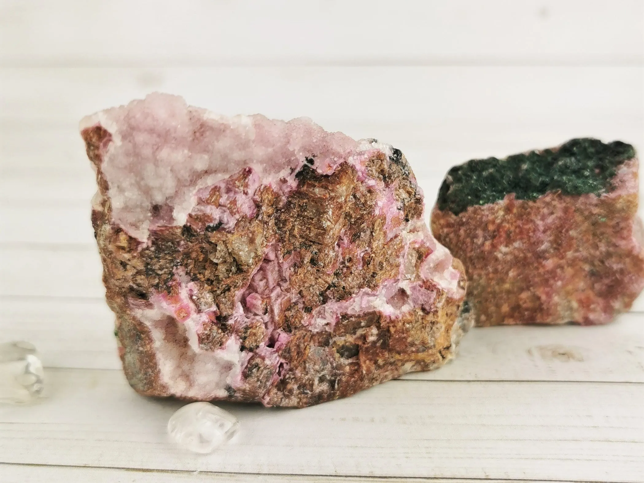 Pink Gem Silica Specimens