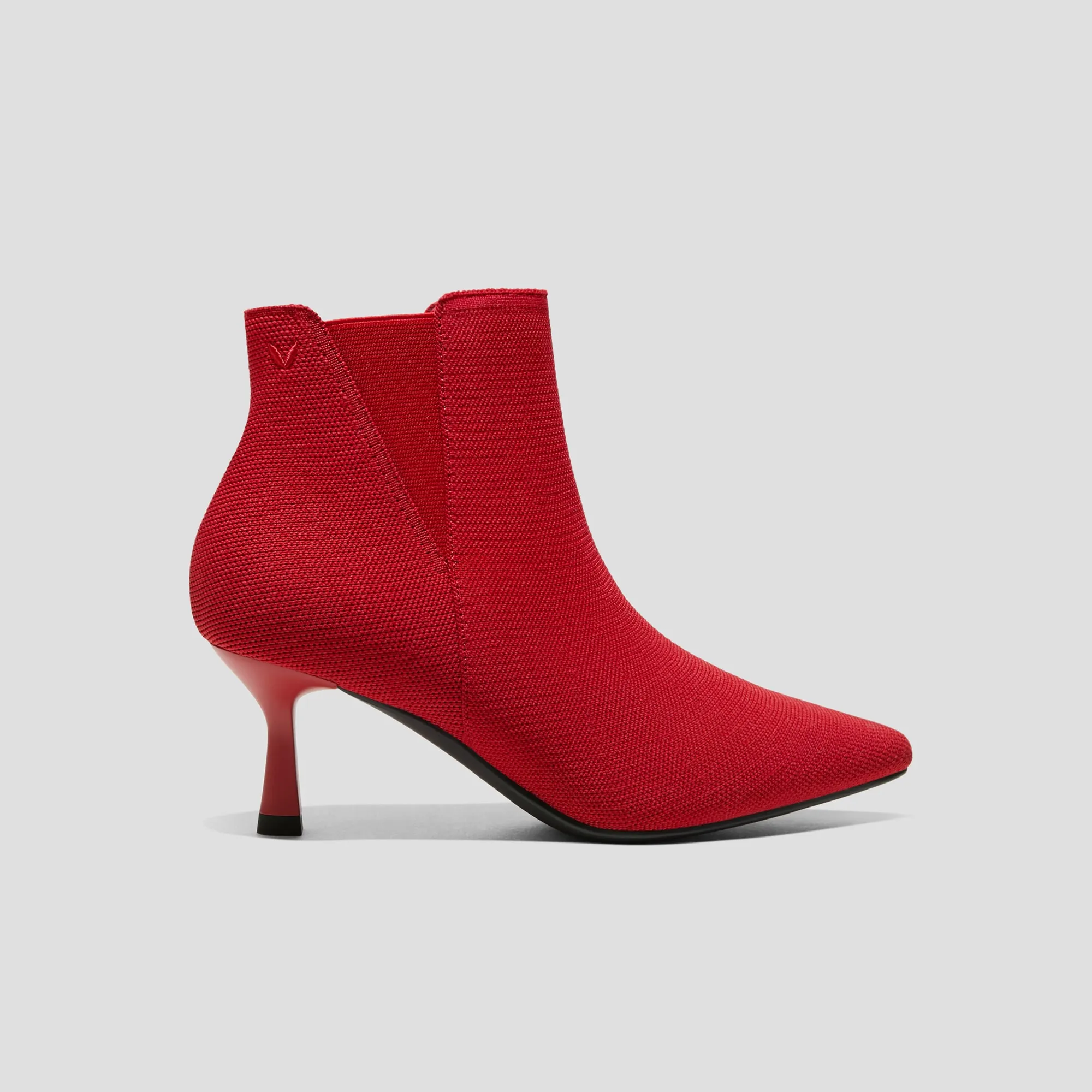   Pointed-Toe Ankle Heel Boots (Alexandra)