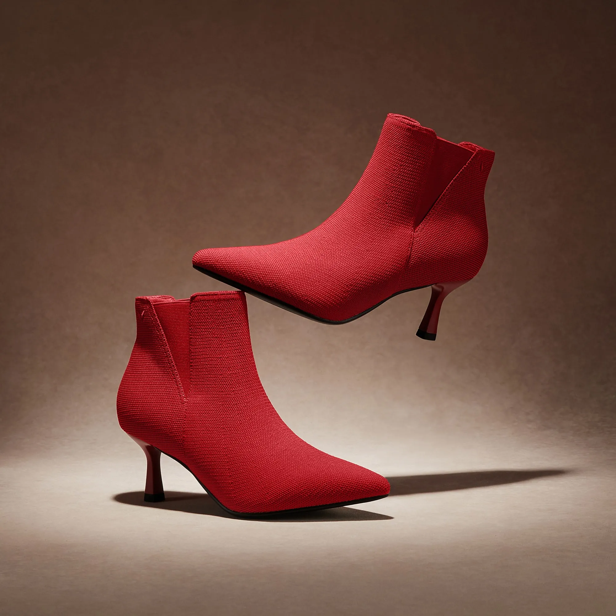   Pointed-Toe Ankle Heel Boots (Alexandra)