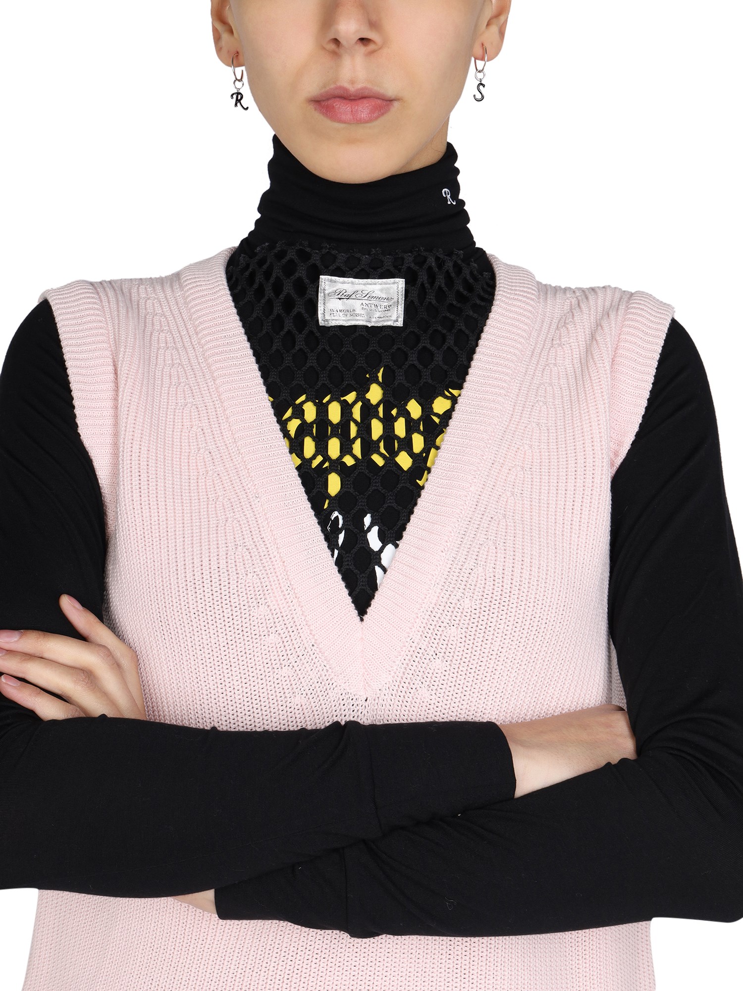 RAF SIMONS    COTTON KNIT VEST