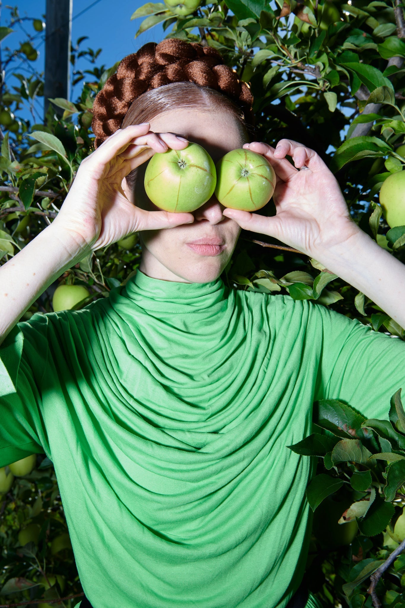 River Dress in Lime