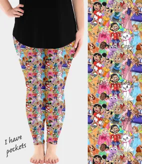 RTS - Little Ladies Leggings w/ Pockets