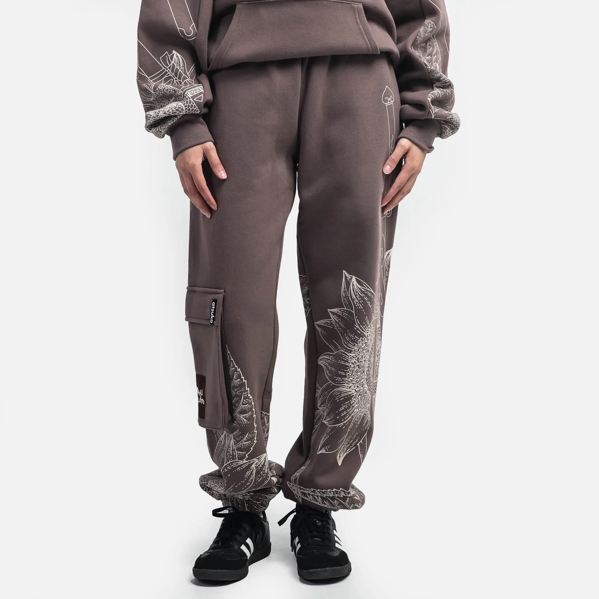 Samurai Champloo Grey Cargo Sweatpants