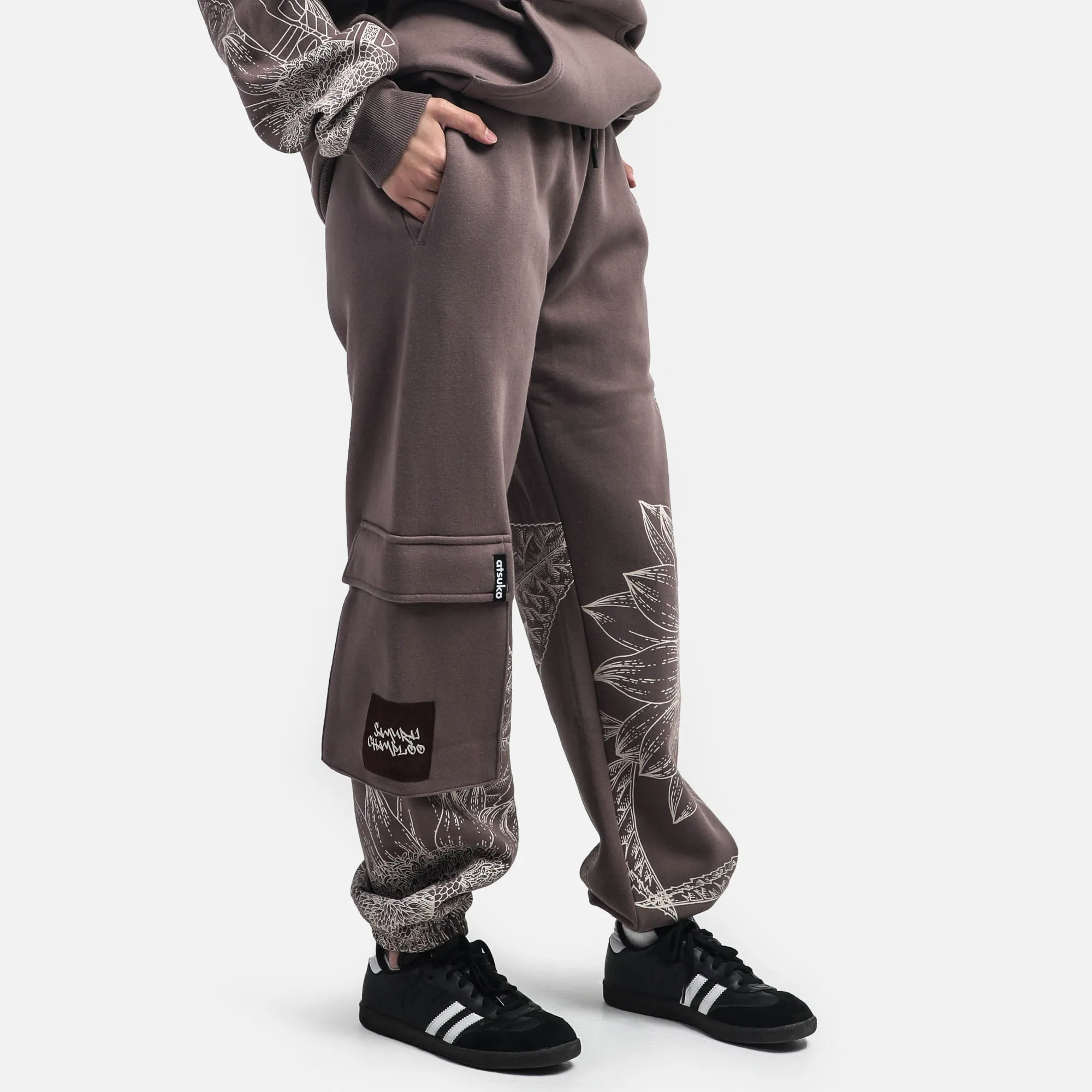 Samurai Champloo Grey Cargo Sweatpants