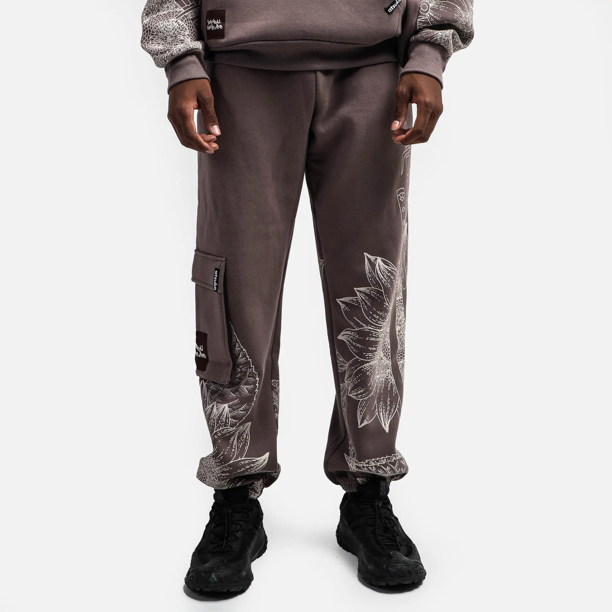 Samurai Champloo Grey Cargo Sweatpants