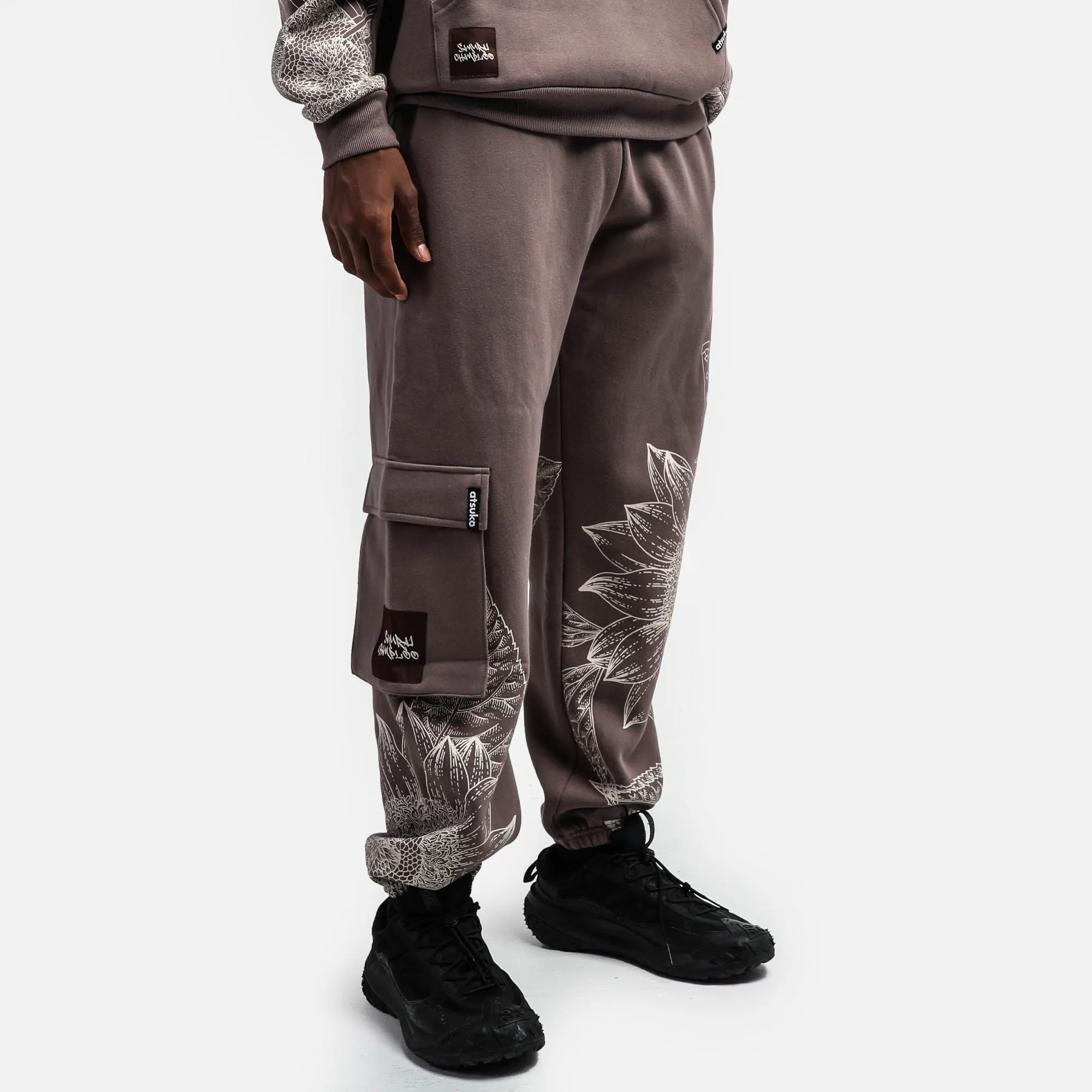 Samurai Champloo Grey Cargo Sweatpants