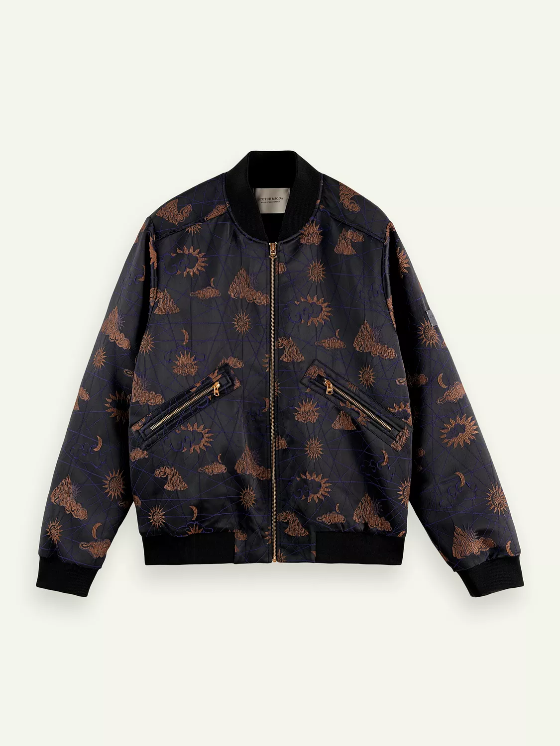 Scotch & Soda Jacquard Bomber Jacket (164869)