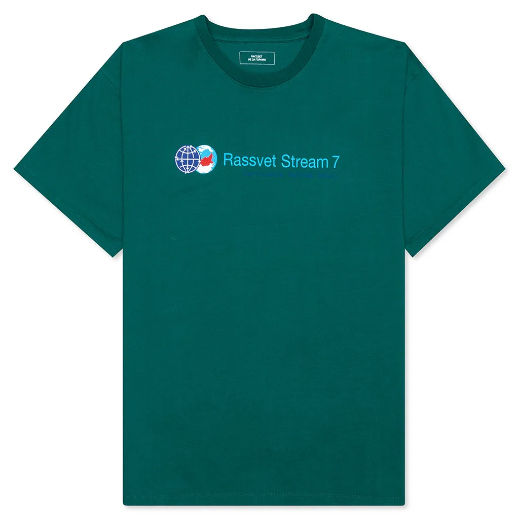 Stream 7 S/S Tee - Dark Green