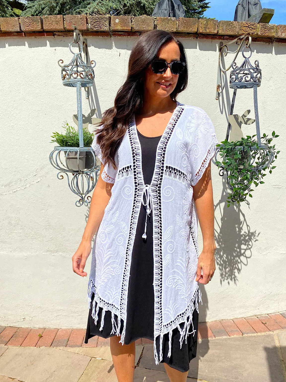 Tassel Lace Cover Up Montana