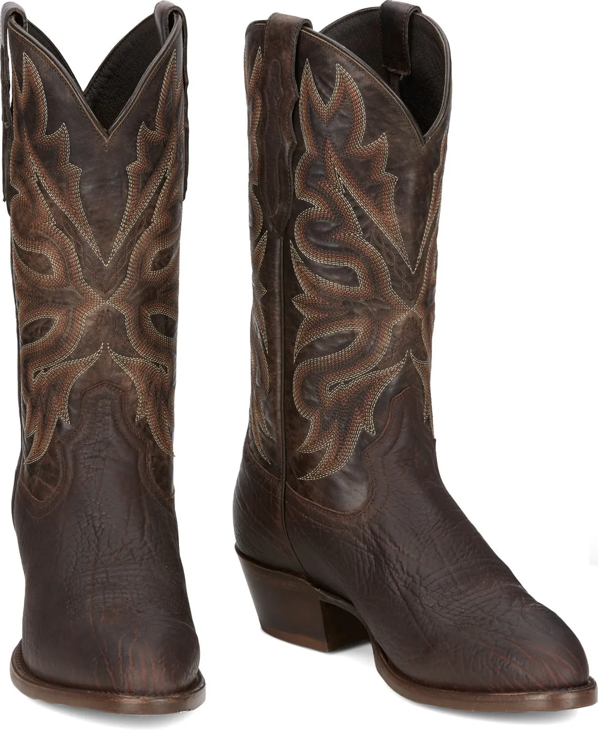 Tony Lama 1911 Mens Stegall Expresso Brown Leather Cowboy Boots