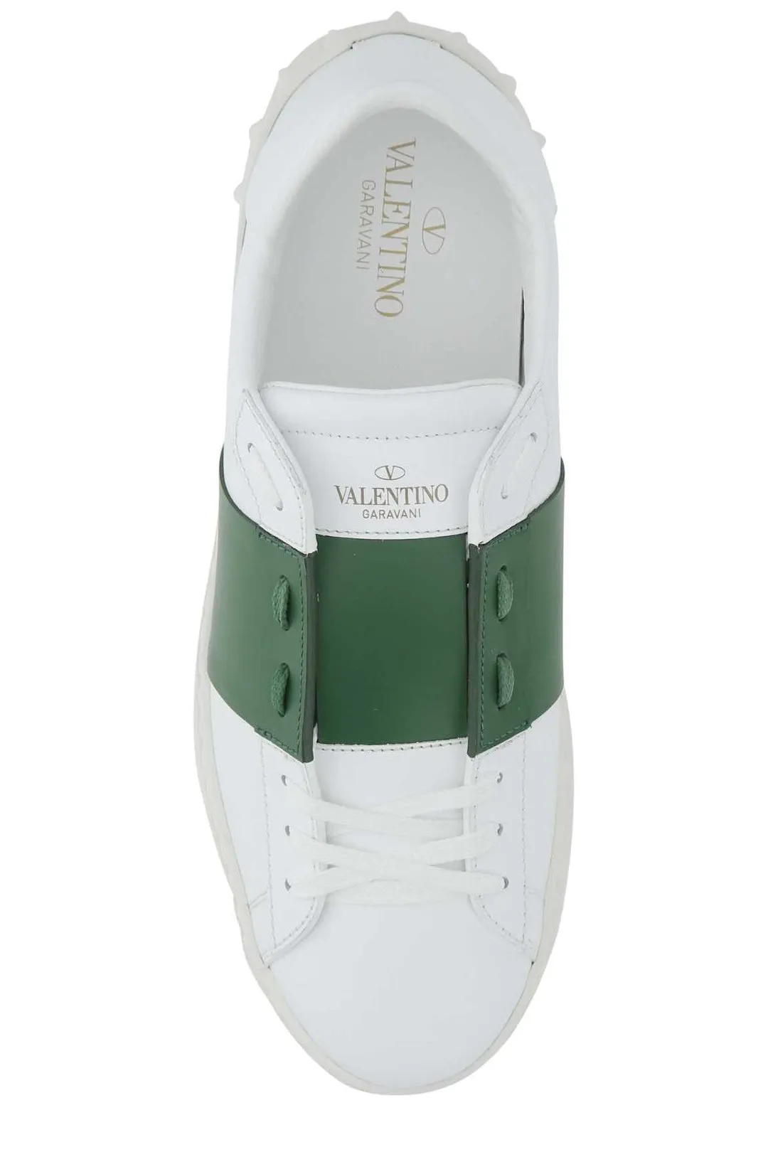 Valentino Garavani Rockstud Lace-Up Sneakers