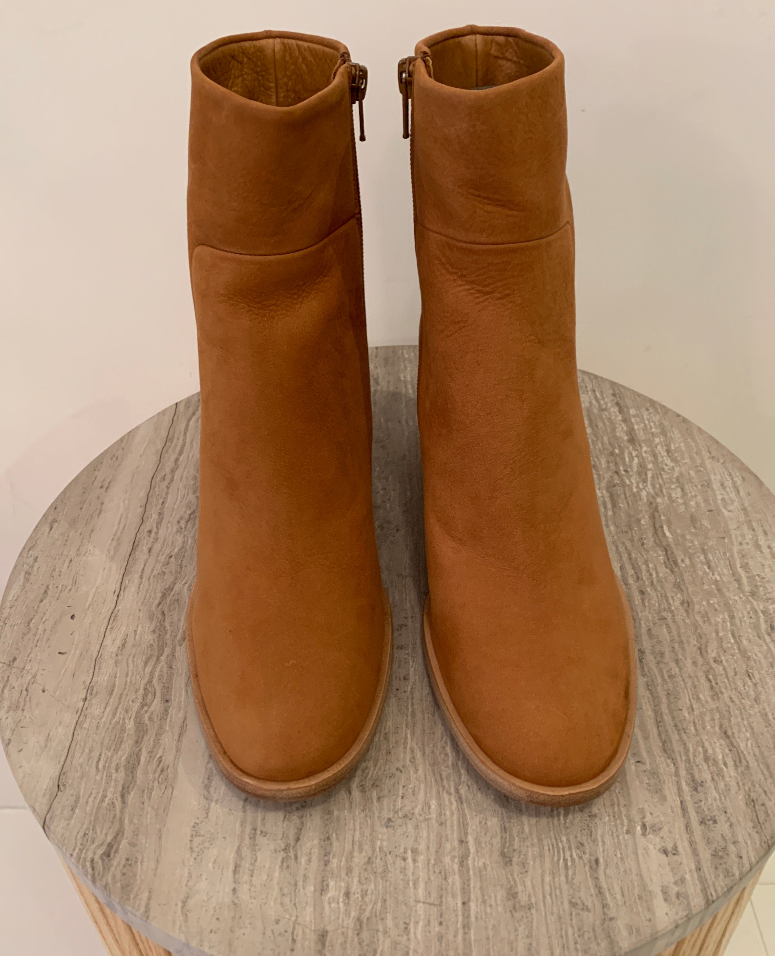 Warehouse Sale - Babe Boots Cognac Nubuck