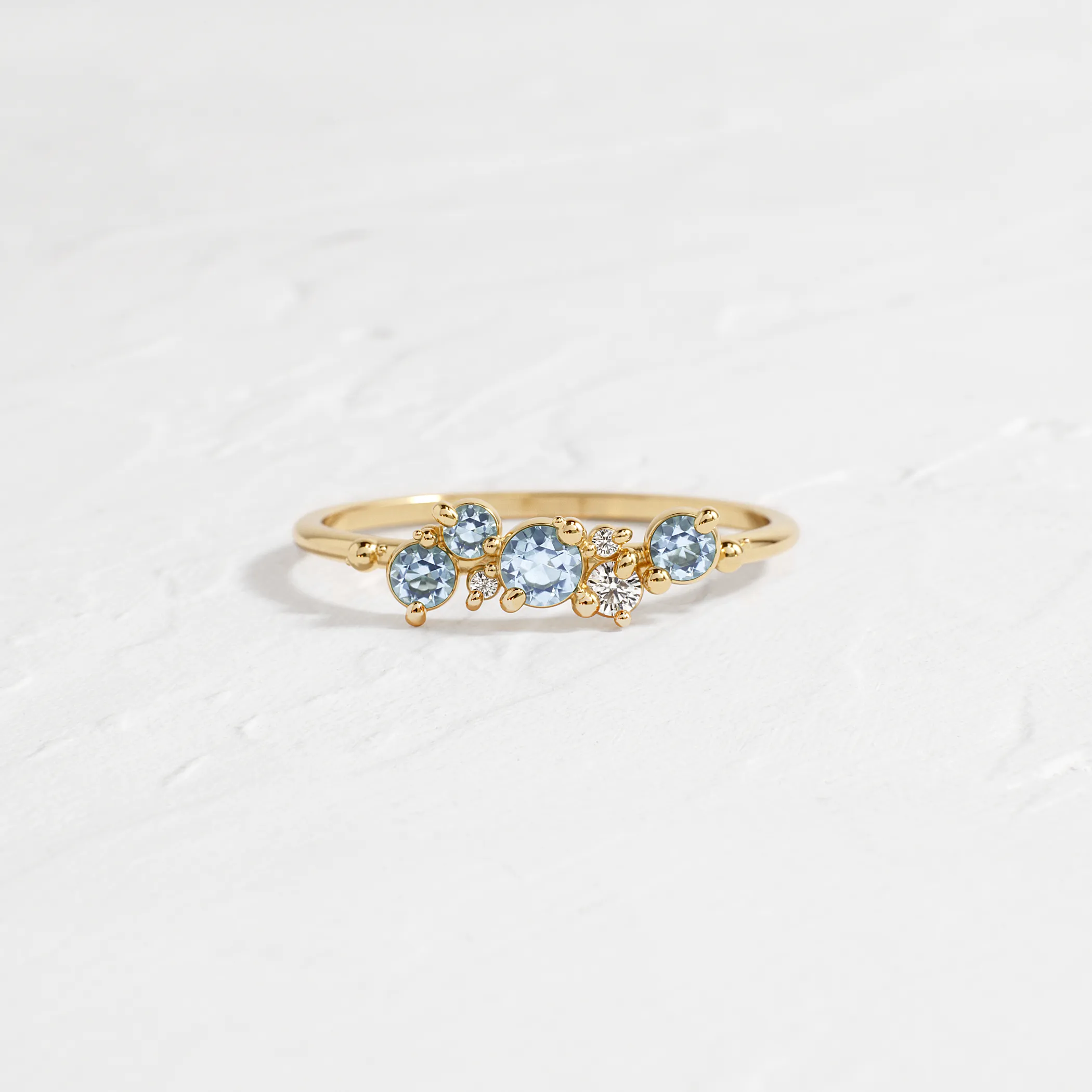 Water Drop Cluster Ring - OOS