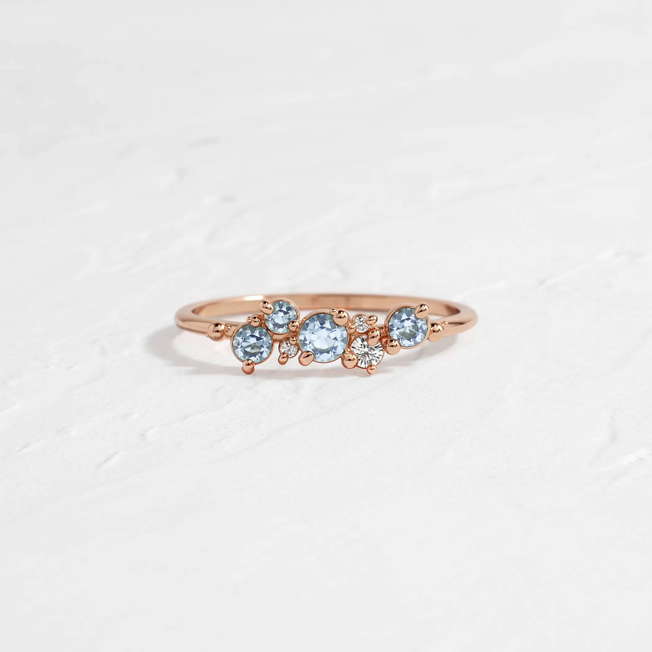 Water Drop Cluster Ring - OOS