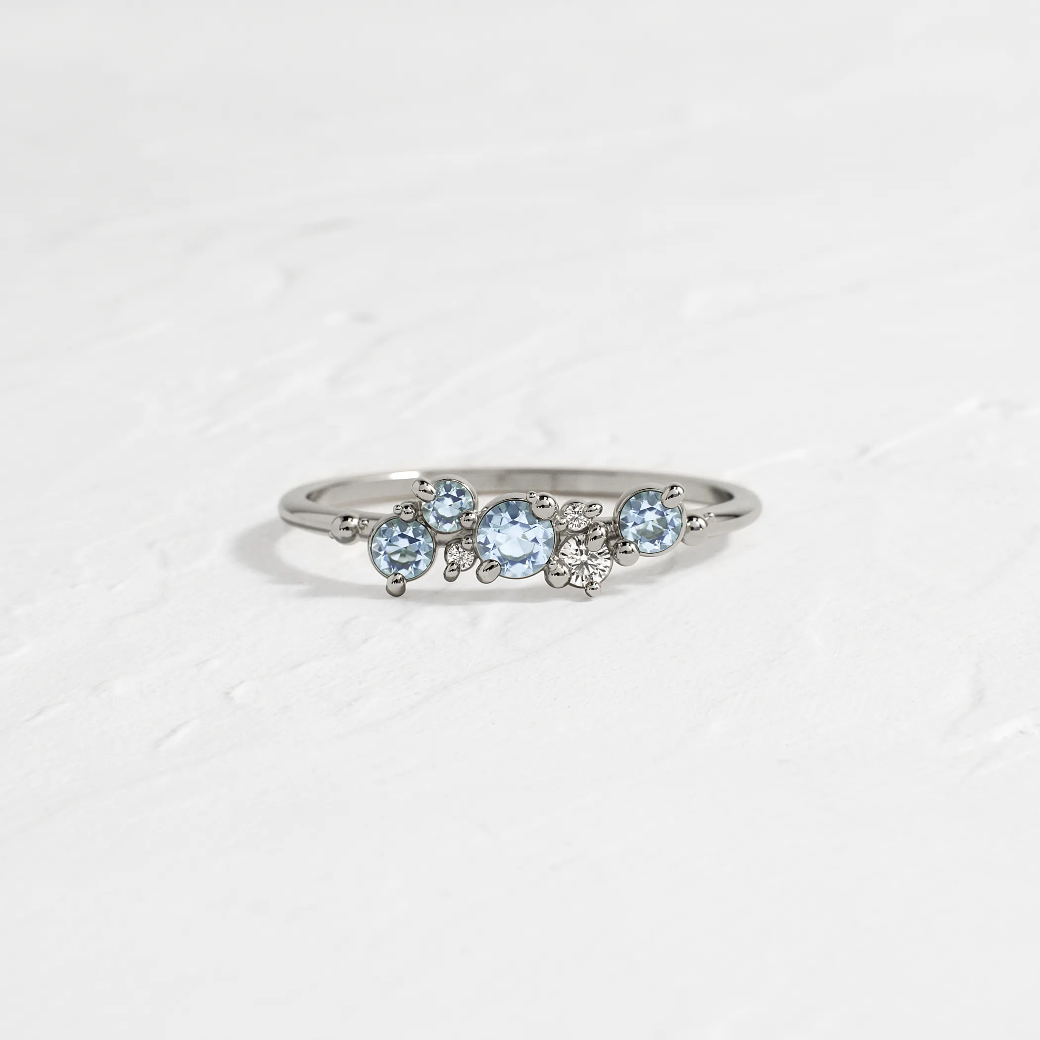 Water Drop Cluster Ring - OOS