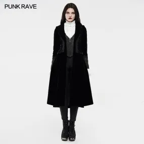 Women's Gothic Jacquard Slim Fitted Coats