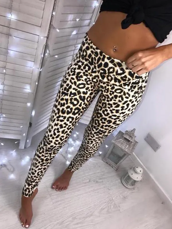 Women's Leopard Printed Leggings