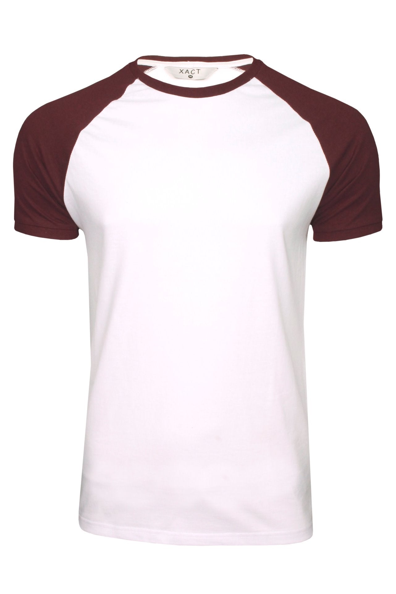 Xact Mens 3-Pack T-Shirts with Raglan Short Sleeves and Crew Neck Collar