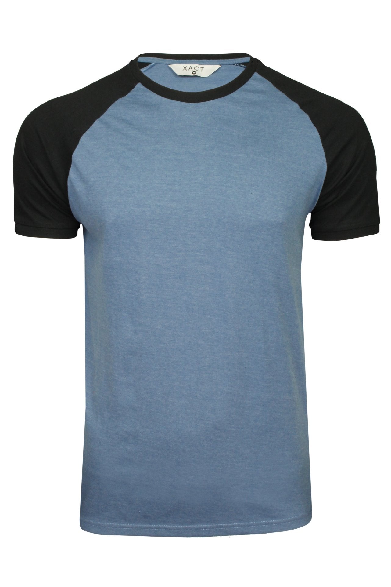 Xact Mens 3-Pack T-Shirts with Raglan Short Sleeves and Crew Neck Collar