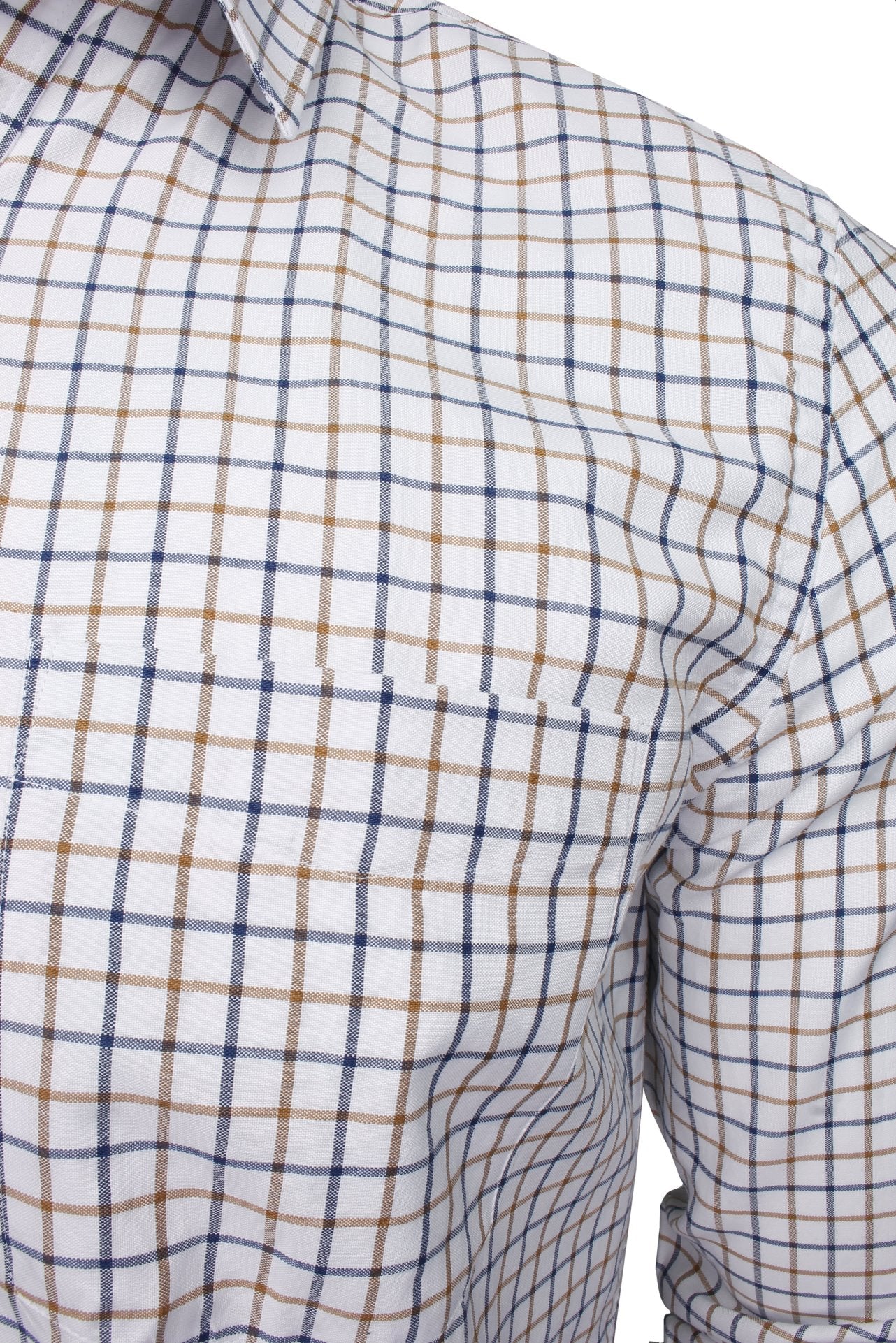 Xact Mens Tattersall Check Shirt - Long Sleeved