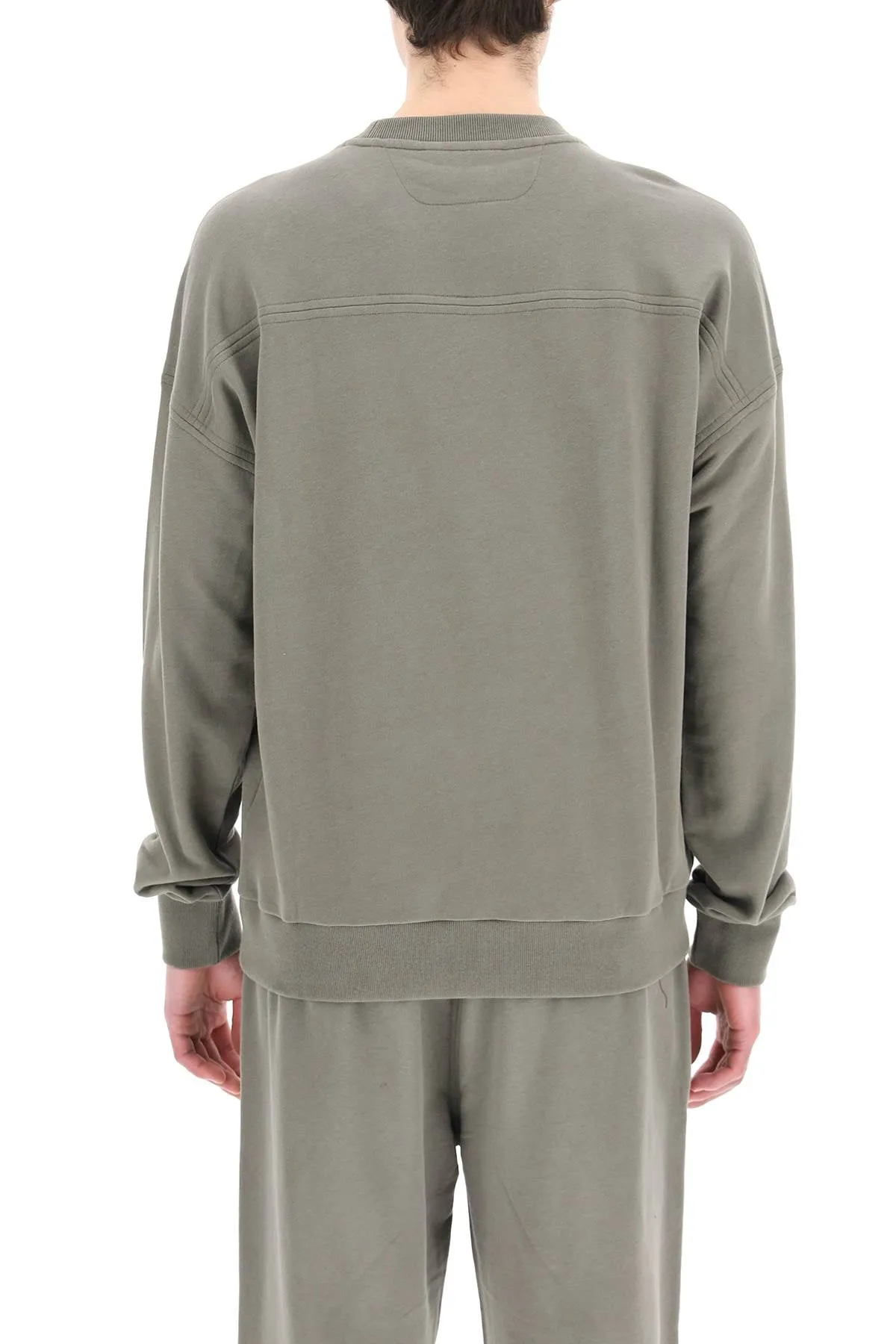 Z Zegna Logo Printed Long-Sleeved Sweatshirt