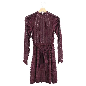 Zimmermann Lace Up Resistance Ruffle Dress - XS / 0